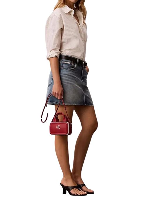 Bauletto mini con logo a contrasto Calvin Klein | LV04F1257GXLL